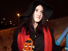 素人, 美女, フェラチオ, お金, アウトドア, ハメ撮り, 公共, オッパイの