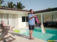 素人, お尻, ブロンド, オイル, ピアス, ハメ撮り, オマンコ, オッパイの