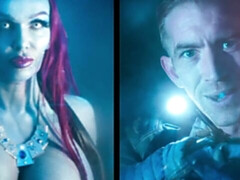 Grosser arsch, Grosser schwanz, Grosse titten, Blasen, Hundestellung, Milf, Rotschopf, Titten