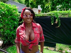 お尻, デカ尻, フェラチオ, チン, 黒人, ハードコア, 淫乱熟女, オマンコ