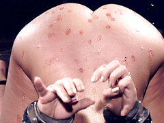 Fesselspiele, Fingern, Erniedrigung, Natürlich, Orgasmus, Schmerz, Bestrafung, Rasiert