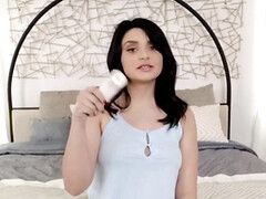 デカパイ, フェラチオ, 茶髪の, イく瞬間, Hd, ストッキング, ティーン, ティーンアナル