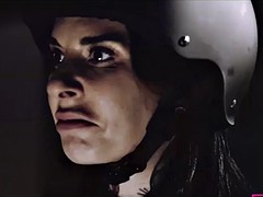 美女, 茶髪の, 指いじり, ハードコア, キス, レズビアン, オナニー, タトゥー