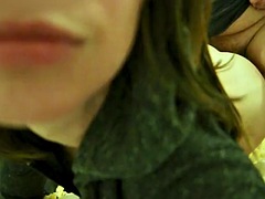 I got a massage from my neighbor, he cum on my face while talking to my husband on the phone