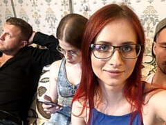 Culo, Mamada, Estilo perrito, Grupo, Sexo duro, Pelirrojo, Medias largas, Camara web