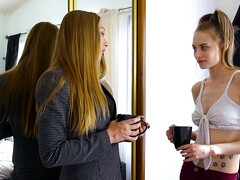 Innocent Kyler Quinn talked into some lesbianism