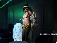 デカ尻, デカパイ, インド人, ラティーナ, 淫乱熟女, オマンコ, 一人, オッパイの