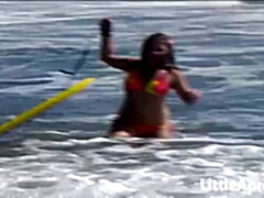 18 ans, Amateur, Cul, Plage, Blonde, Actrice du porno, Adolescente, Nénés