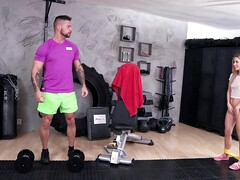 美女, フェラチオ, 茶髪の, 中出し, バック, Hd