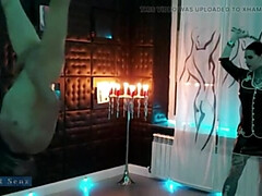 Amateur, Homme nu et filles habillées, Domination, Extrême, Femelle, Allemand, Fait maison, Latex