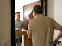 デカ尻, フェラチオ, ぽちゃ, ズームショット, ヨーロピアン, ヒール, 熟年, 淫乱熟女