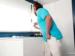 Apra Shay is riding dildo and sucking cock