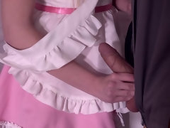 お尻, 黒人, ブロンド, チェコ, ヒール, ホテル, 小柄, フェラする