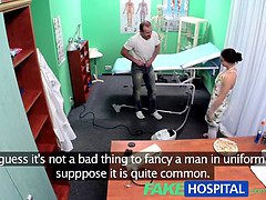 Amateur, Médico, Estilo perrito, Examen, Coño, Realidad, Hijo, Uniforme