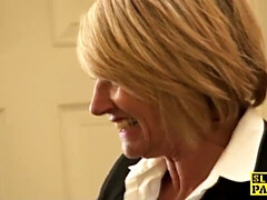 Sadomasochismus, Britisch, Hd, Reif, Piercing, Realität, Strümpfe, Tätowierung