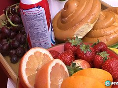 Большие сиськи, Минет, Брюнетки, Семяизвержение, Натуральные, Натуральные сиськи, Сиськи