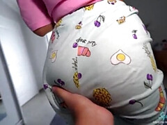 Lustful MILF and young stepson's forbidden romance: Anal and creampie edition