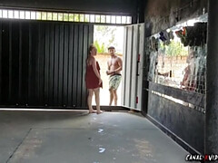 Grosser schwanz, Blondine, Spermaladung, Handjob, Hardcore, Interrassisch, Natürlichen titten, Im freien