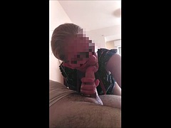 Enthousiasteling, Grote lul, Pijpbeurt, Stel, Sperma shot, Europees, Handbeurt, Vrouw