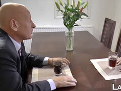 Gros cul, Grosse bite, Mature, Petite femme, Chatte, Jarretelles