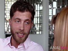 アナル, デカ尻, デカパイ, ブロンド, フェラチオ, 浮気者, フェティッシュ, 淫乱熟女