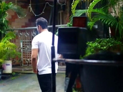 素人, アナル, デカ尻, チン, 指いじり, インド人, 自然山雀