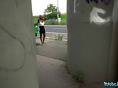 Noire, Sucer une bite, Queue, Noir ébène, Hd, De plein air, Public, Réalité