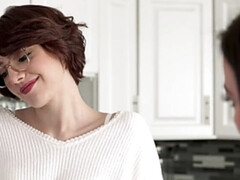 舐める尻, 茶髪の, レズビアン, なめる, パンティ, 小柄, オマンコ, ガリガリ