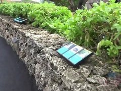 Amateur, Blonde, Exhib, De plein air, Pov, Fumer, Nénés, Mouillée