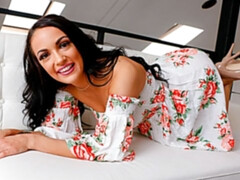 Grosse titten, Braunhaarige, Sperma im mund, Spermaladung, Handjob, Lecken, Milf, Pov