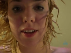 Amateur, Blonde, Sucer une bite, Branlette thaïlandaise, Pov, Chatte, Maigrichonne, Nénés