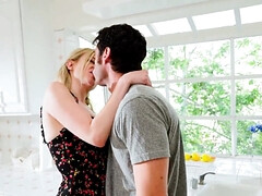 デカパイ, フェラチオ, イマラチオ, 手コキする, Hd, 淫乱熟女, 義母, フェラする