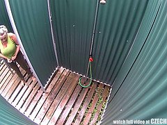 デカパイ, チェコ, Hd, 巨大, 天然, プール, 公共, のぞき