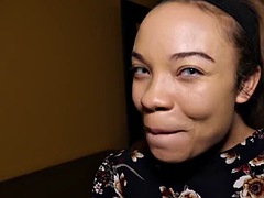 Wow black and asian blue eyed filipino freak loves her bbc