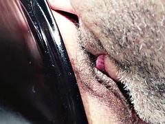 素人, 毛深い, ゴム, レザー, なめる, 淫乱熟女, ハメ撮り