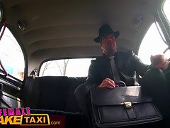 Vanessa Decker gets her big ass pounded hard in the cab of her fake taxi