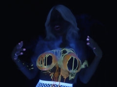 Anaal, Grote mammen, Blond, Hondjeshouding, Sperma in gezicht, Hd, Panty, Rijden