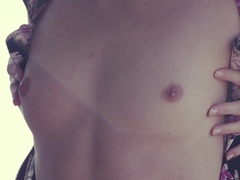 茶髪の, 足, 指いじり, フランス人, ヒール, キス, 乳首, パンティ