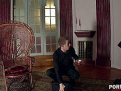 アナル, アスtoマウス, イく瞬間, 顔射, 目瞪口呆, ヒール, レザー, 赤毛