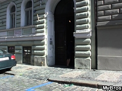 素人, フェラチオ, 茶髪の, チェコ, ヨーロピアン, 現実, ティーン