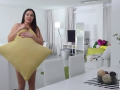 Grote kont, Bruinharig, Vingeren, Zoenen, Lesbisch, Ondergoed, Masturbatie, Gezichtspunt