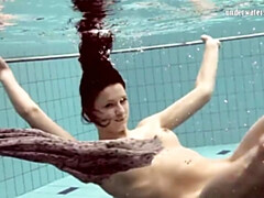 Underwater Show - poolside porn