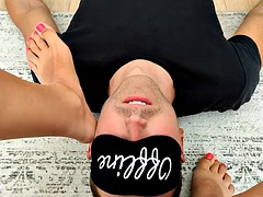 Amateur, Pareja, Pies, Fetiche, Fetiche de pies, Masaje, Polaco, Adolescente