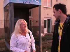 ブロンド, フェラチオ, お婆さん, 毛深い, 現実