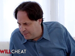 Pijpbeurt, Bedriegen, Man die toekijkt, Fetisj, Hardcore, Hd, Tieten likken, Vrouw