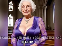 Mature Eleanor's Naughty Church Visit with a BBC Priest