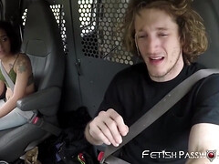 Lil' hitchhiking fuckslut Holly Hendrix porked stiff and firm