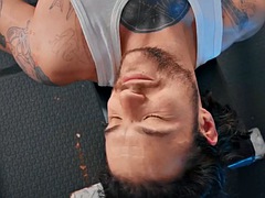 フェティッシュ, ゲイ, ジム, なめる, タトゥー