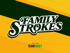 Step sisters Allie Addison & Maria Anjel share step bro's load after taboo threesome - FamilyStrokes