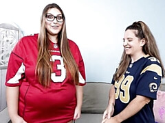 デカ尻, デカパイ, ディルド, キス, レズビアン, なめる, 下着, オナニー